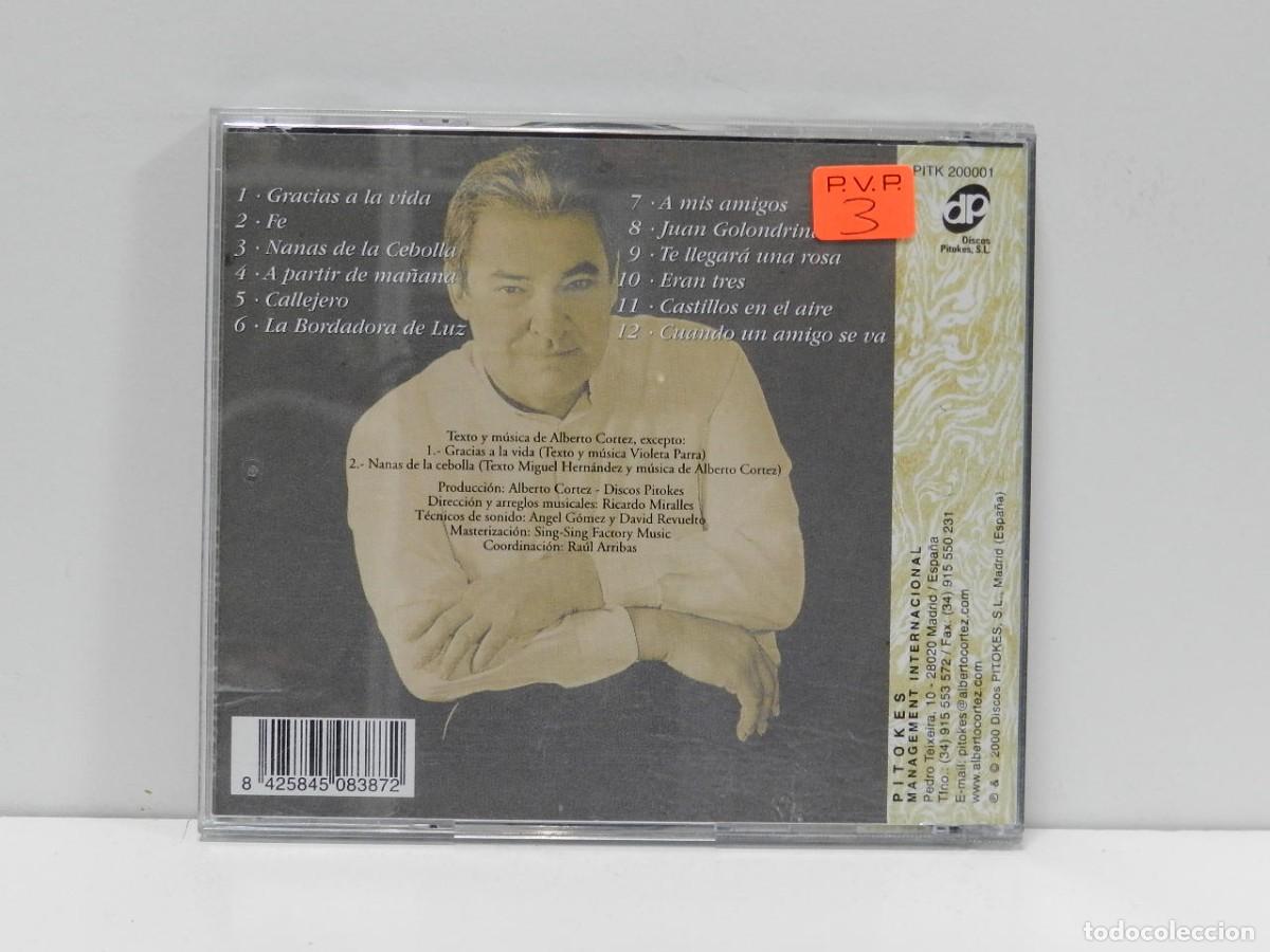 CDs de m&uacute;sica: DISCO CD. Alberto Cortez &ndash; Gracias A La Vida. COMPACT DISC. - Foto 2