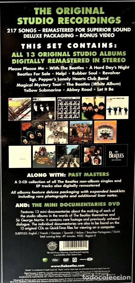 CDs de m&uacute;sica: THE BEATLES BOX THE ORIGINAL STUDIO RECORDINGS - Foto 6