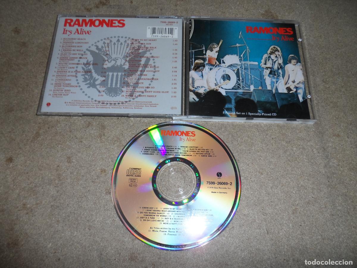 CDs de m&uacute;sica: RAMONES - ITS ALIVE (PUNK) - Foto 1