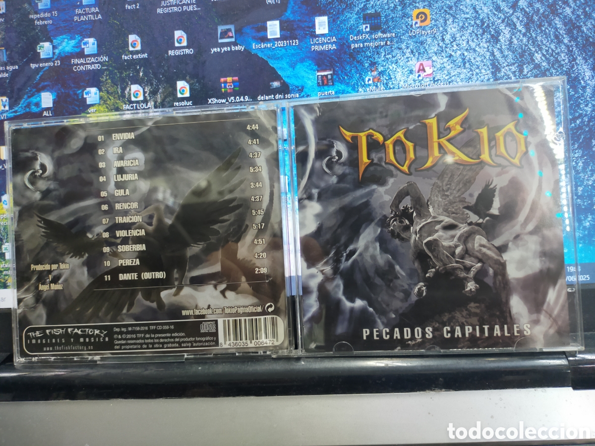 CDs de m&uacute;sica: Tokio CD pecados capitales 2016 - Foto 1