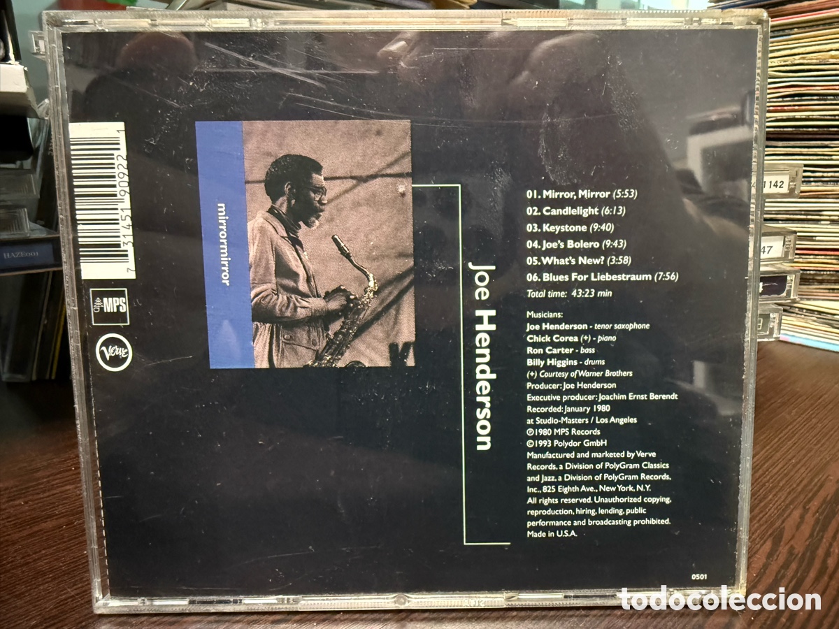CDs de m&uacute;sica: Joe Henderson - Mirrormirror (CD) - Foto 2