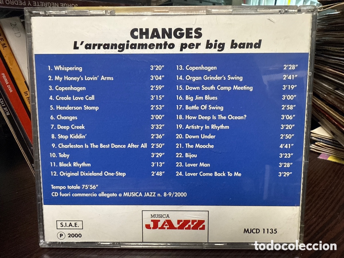CDs de m&uacute;sica: Various - Changes: LArrangiamento Per Big Band (CD) - Foto 2