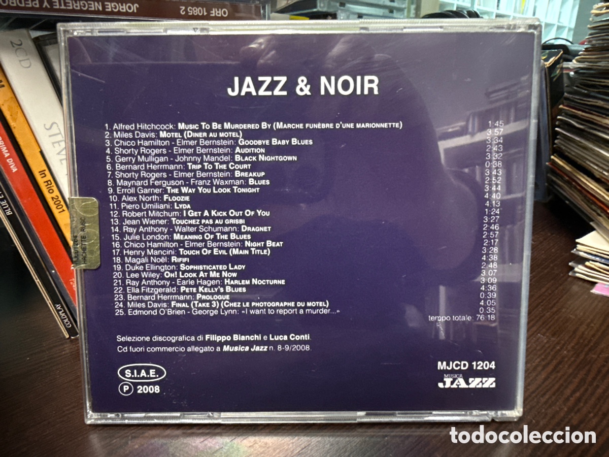 CDs de m&uacute;sica: Various - Jazz & Noir (CD) - Foto 2