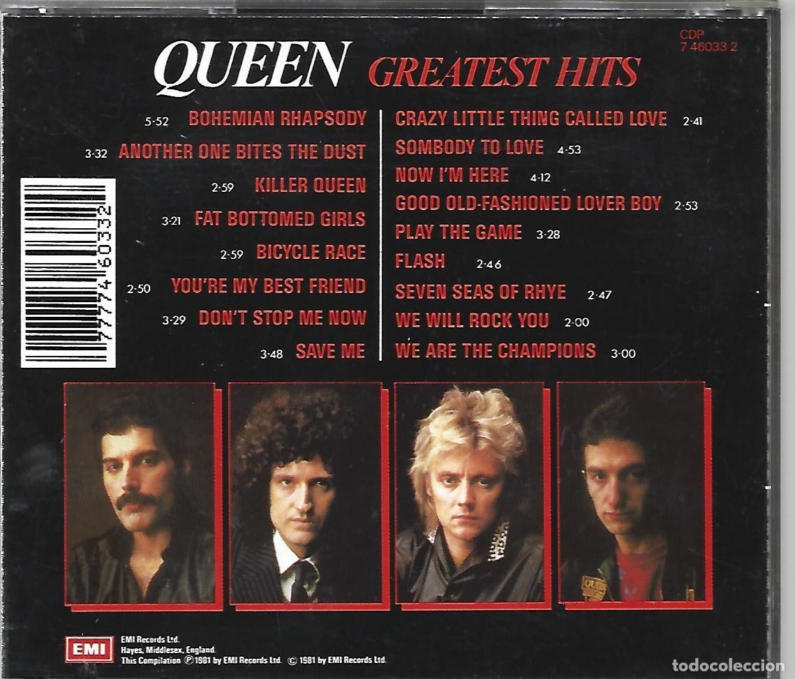 CDs de m&uacute;sica: QUEEN GREATEST HITS 1981 - Foto 2