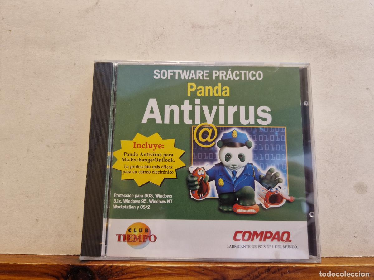 CDs de m&uacute;sica: CD. SOFWARE PR&Agrave;CTICO. PANDA ANTIVIRUS. COMPAQ. FABRICANTES DEL PCS 1 DEL MUNDO. - Foto 1