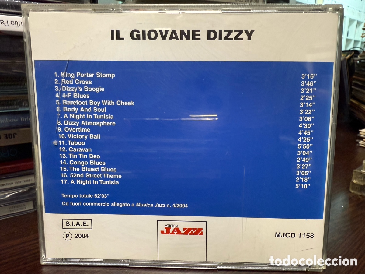 CDs de m&uacute;sica: Dizzy Gillespie - Il Giovane Dizzy (CD) - Foto 2