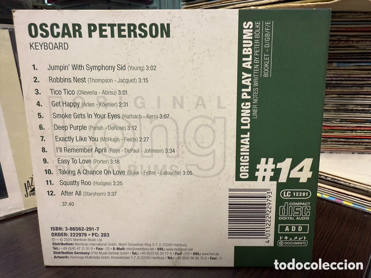 CDs de m&uacute;sica: Oscar Peterson - Keyboard (CD) - Foto 2