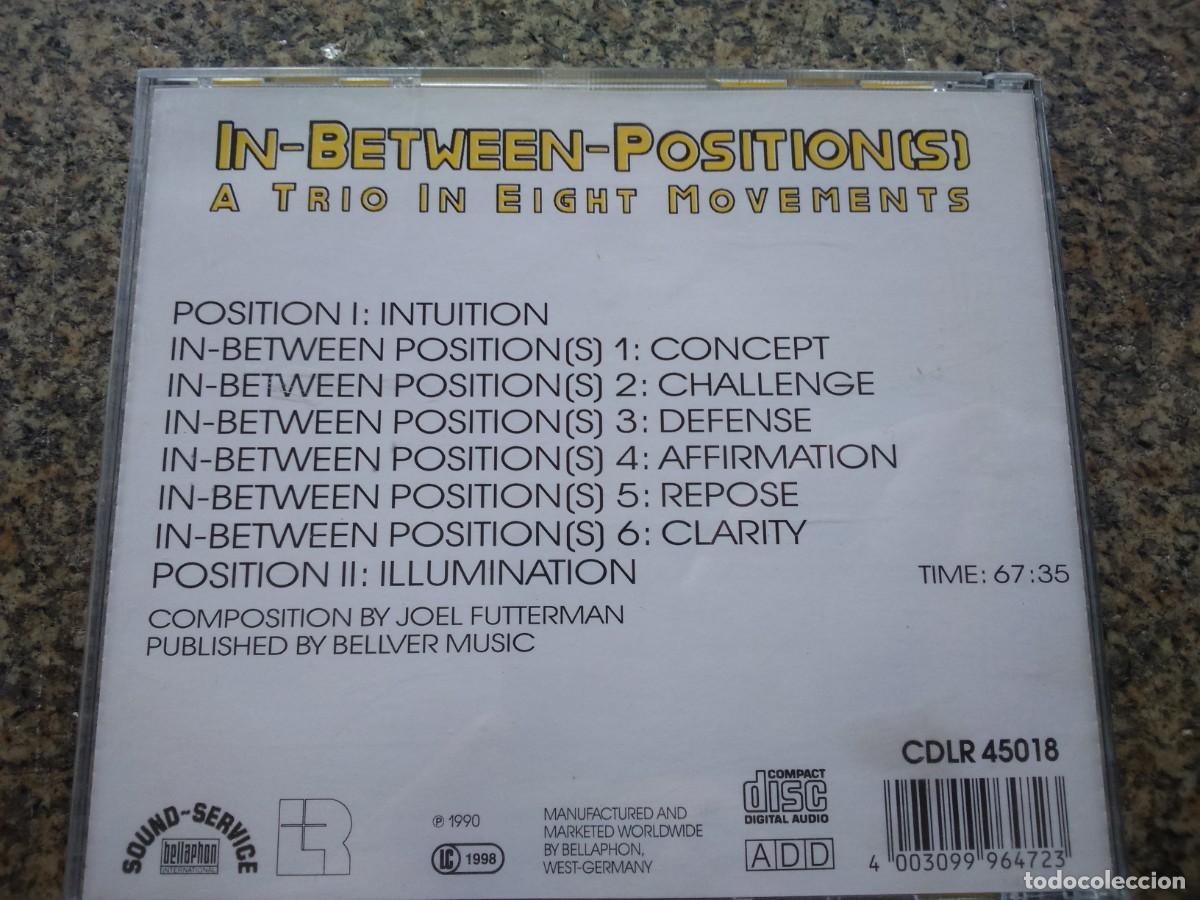 CDs de m&uacute;sica: CD -- THE JOEL FUTTERMANN TRIO - IN-BETWEEN POSITION ( S ) - Foto 2