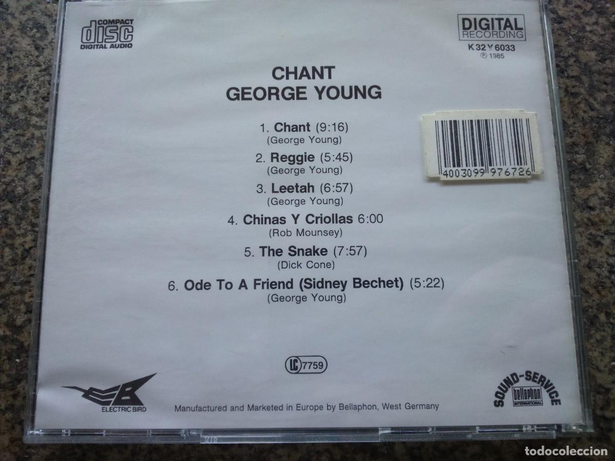 CDs de m&uacute;sica: CD -- GEORGE YOUNG -- CHANT -- - Foto 2