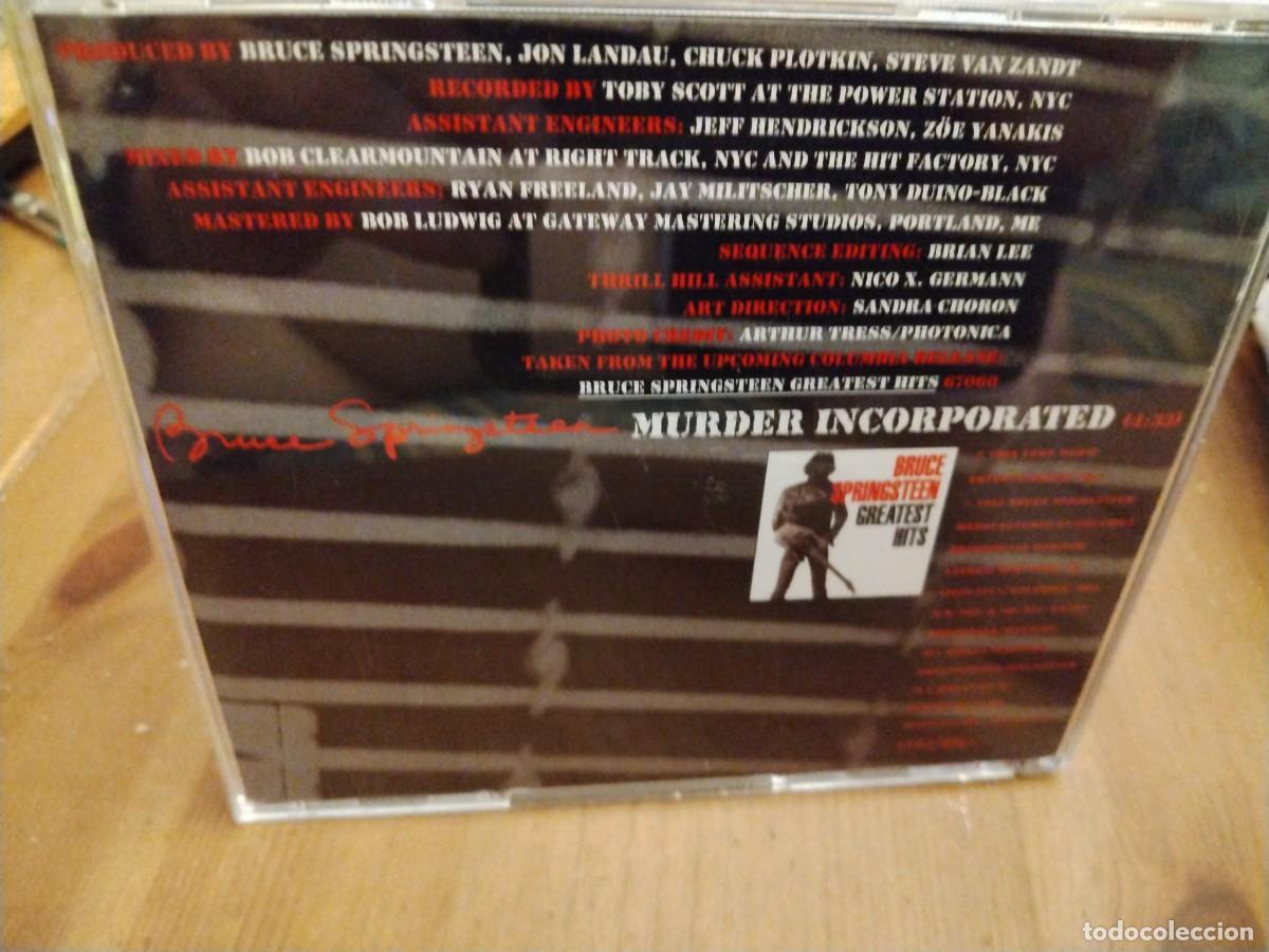 CDs de m&uacute;sica: Bruce Springsteen -Murder incorporated - Foto 2