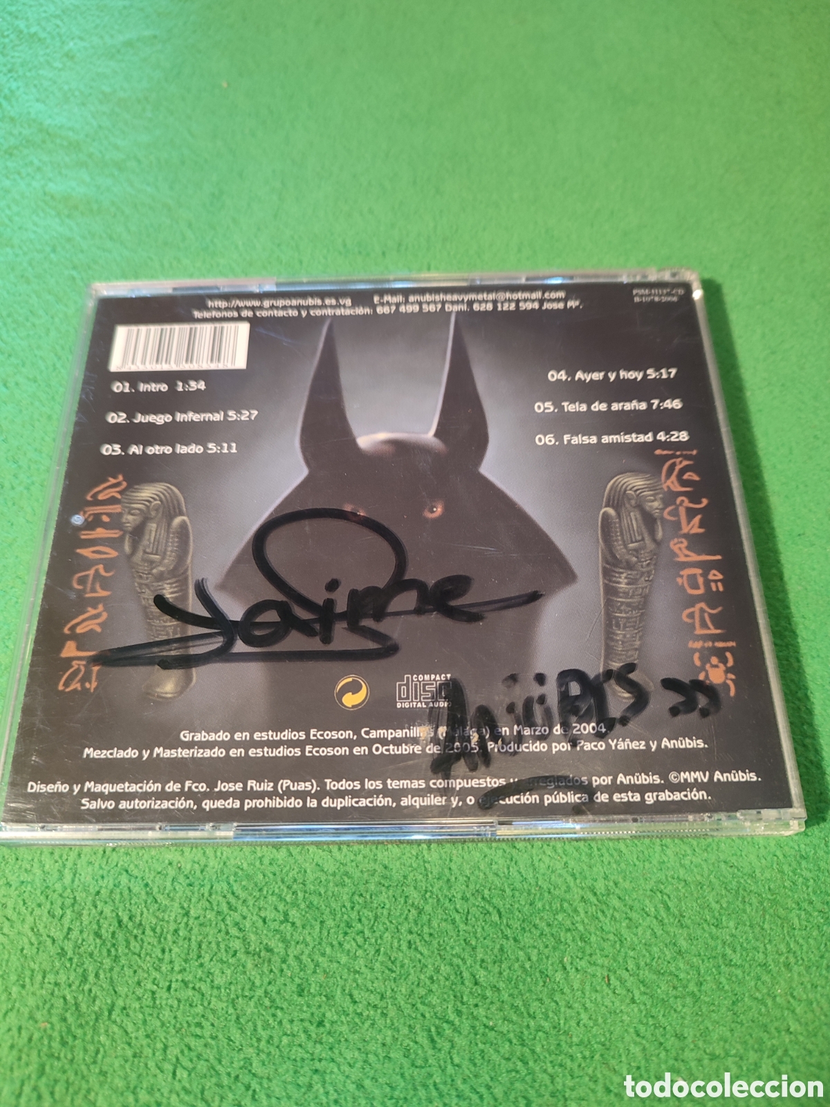 CDs de m&uacute;sica: Anubis - Al otro lado de edici&oacute;n 2004 - Foto 3