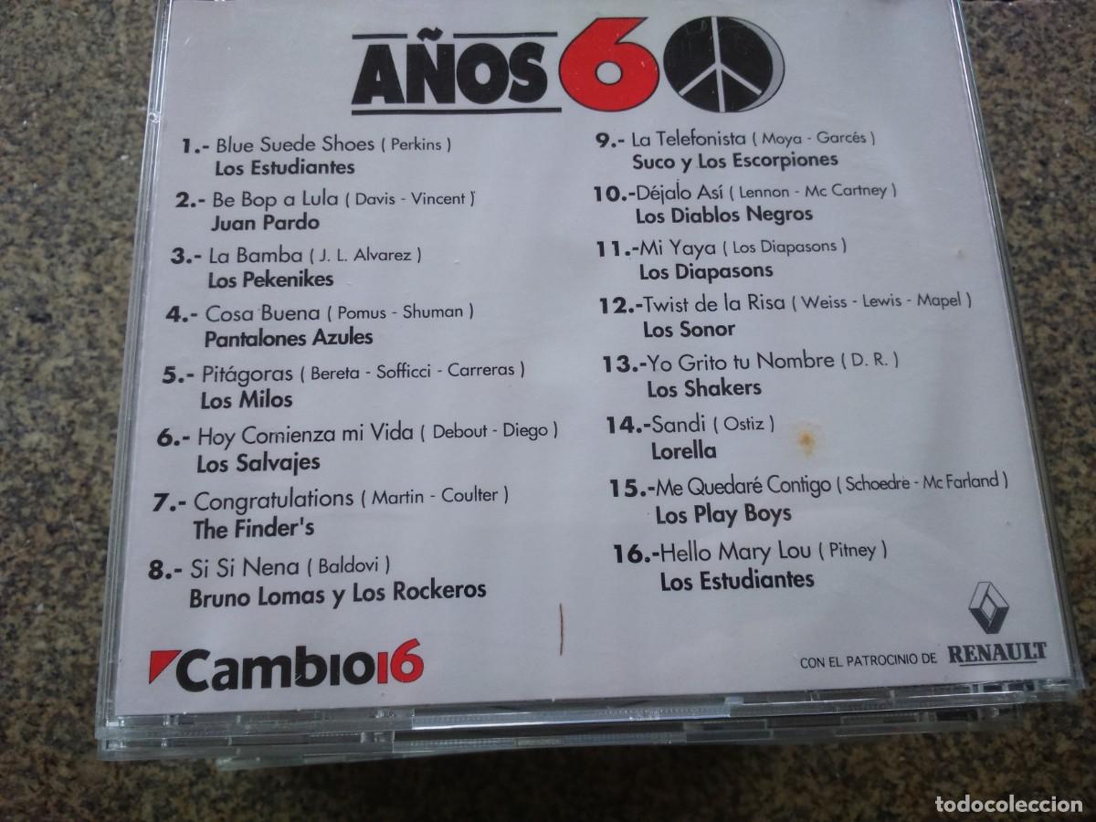 CDs de m&uacute;sica: CD -- A&Ntilde;OS 60 -- ROCK ESPA&Ntilde;OL -- - Foto 2
