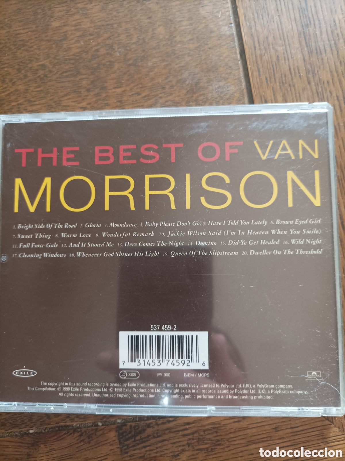 CDs de m&uacute;sica: Van Morrison. The best of. Cd - Foto 2