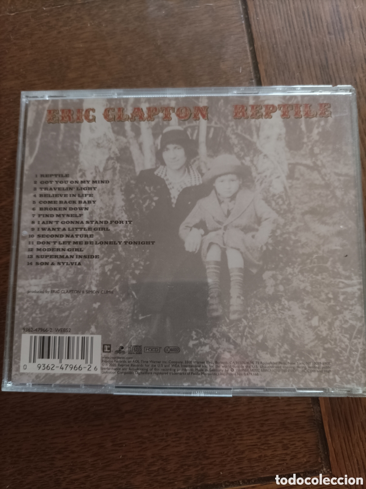 CDs de m&uacute;sica: Eric clapton. Reptile. Cd - Foto 2