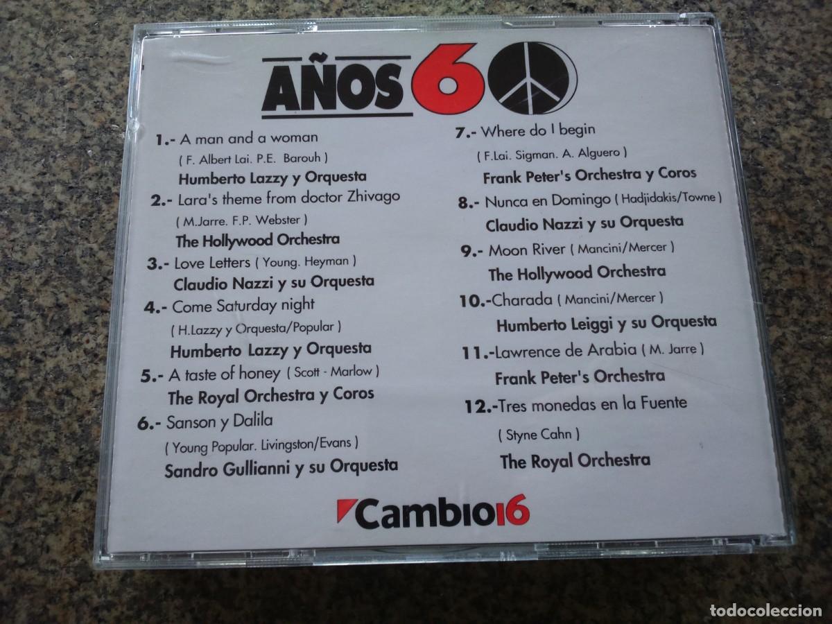 CDs de m&uacute;sica: CD -- A&Ntilde;OS 60 -- DE CINE -- - Foto 2