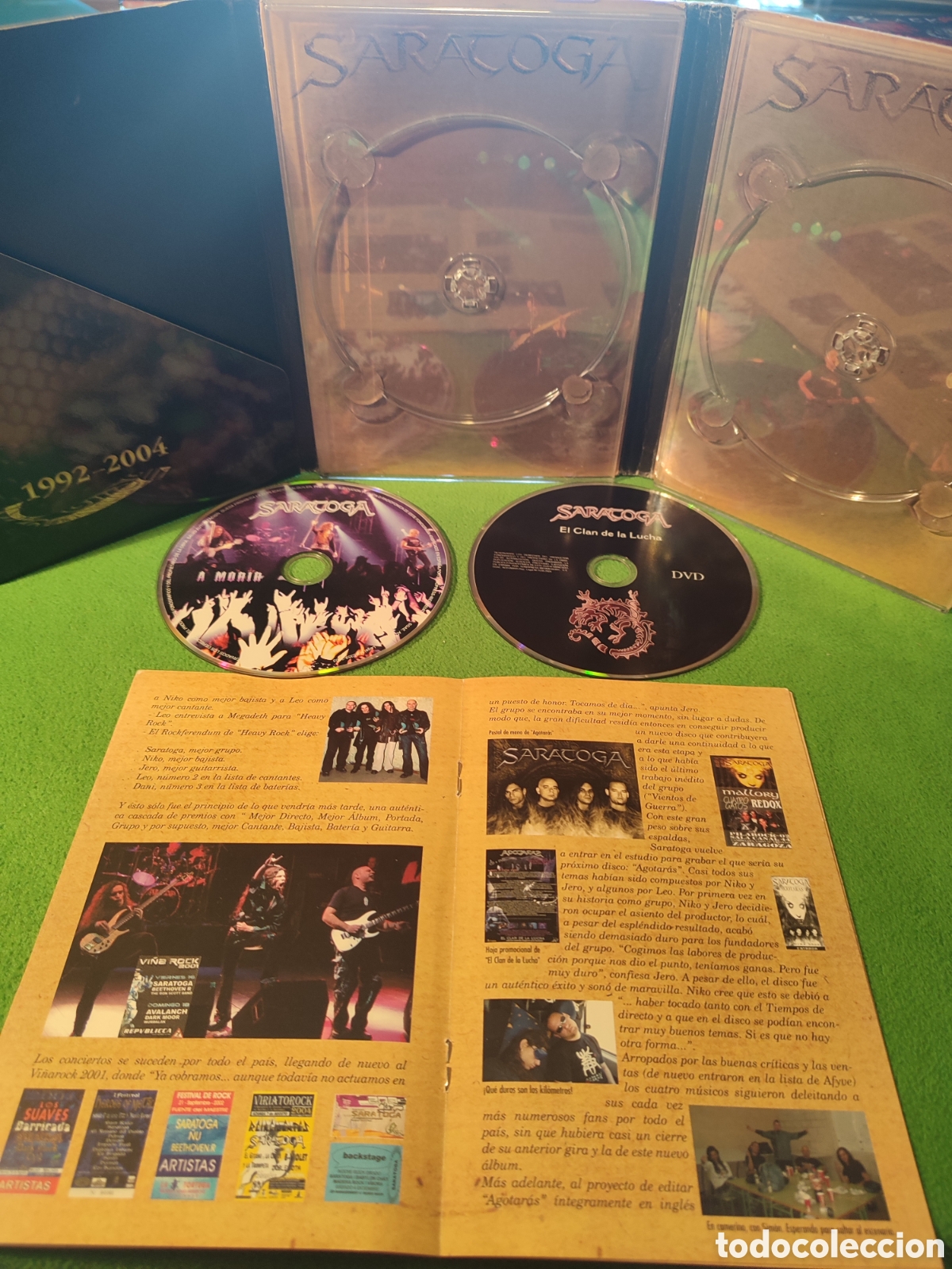 CDs de m&uacute;sica: Saratoga - 1992.- 2004 DVD - CD y libreto - Foto 2