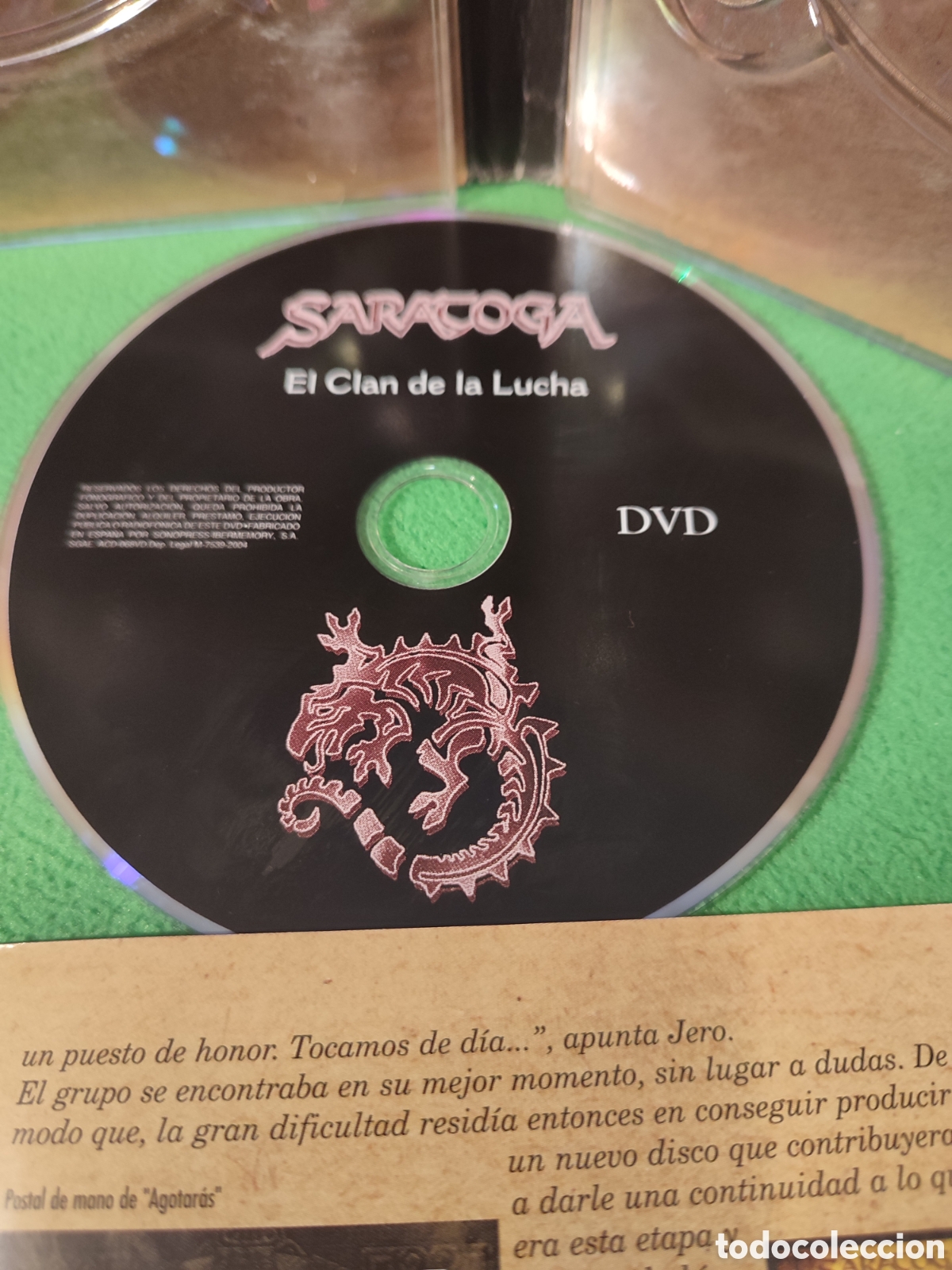 CDs de m&uacute;sica: Saratoga - 1992.- 2004 DVD - CD y libreto - Foto 4