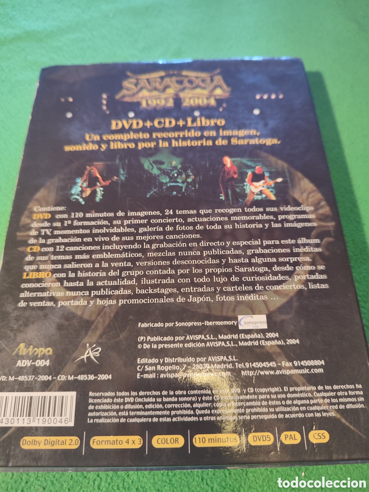 CDs de m&uacute;sica: Saratoga - 1992.- 2004 DVD - CD y libreto - Foto 5