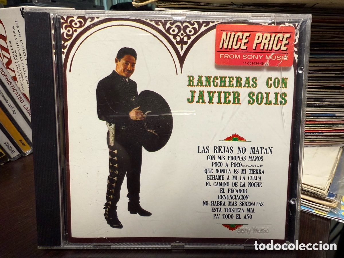 CDs de m&uacute;sica: Javier Sol&iacute;s - Rancheras Con Javier Solis (CD) - Foto 1