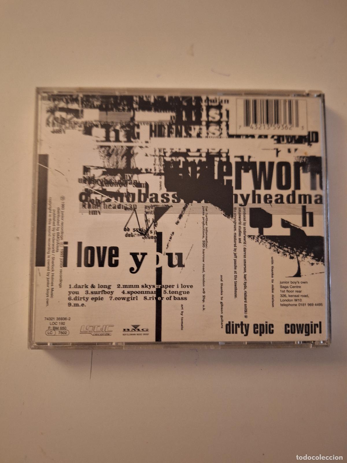 CDs de m&uacute;sica: Underworld &lrm;&ndash; Dubnobasswithmyheadman cd 1996 techno - Foto 3
