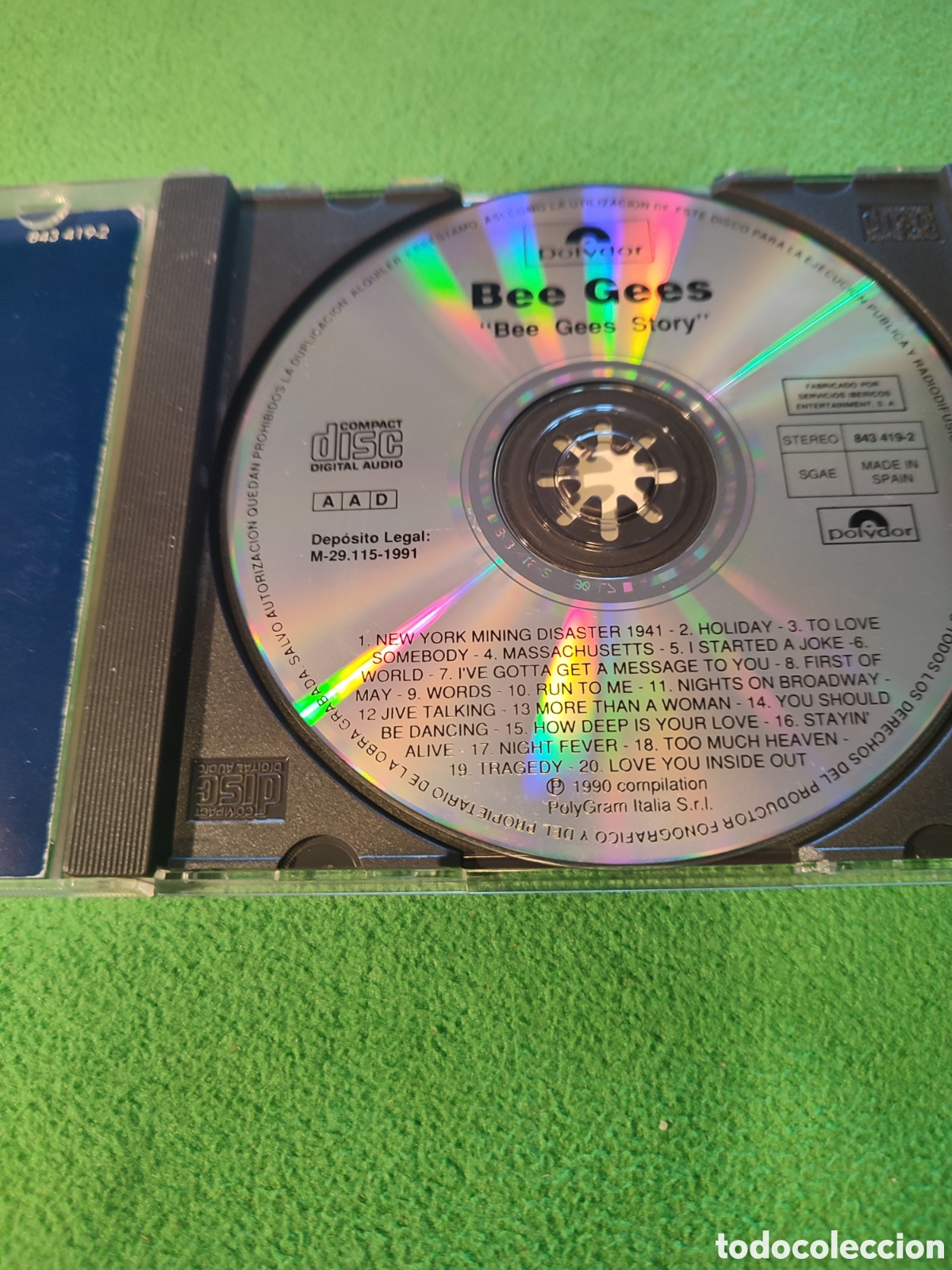 CDs de m&uacute;sica: Bee Gees - Story edici&oacute;n espa&ntilde;ola 1991 - Foto 2