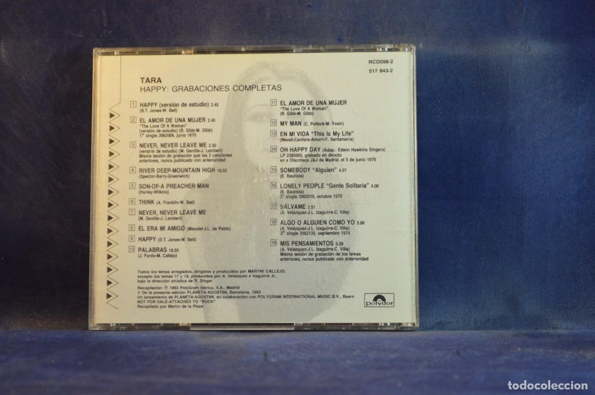 CDs de m&uacute;sica: TARA &ndash; TARA EN DIRECTO DESDE J & J - CD - Foto 2