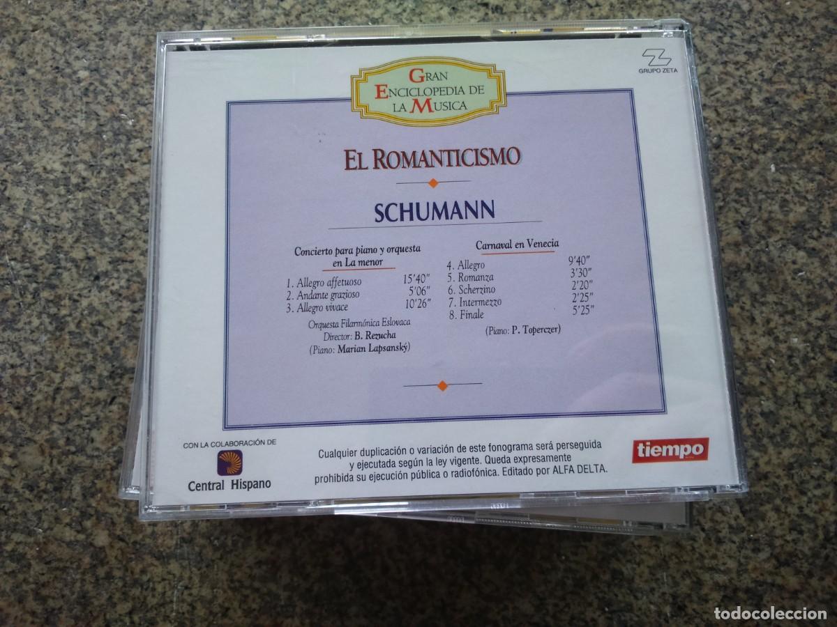 CDs de m&uacute;sica: CD -- EL ROMANTECISMO - SCHUMANN -- - Foto 2