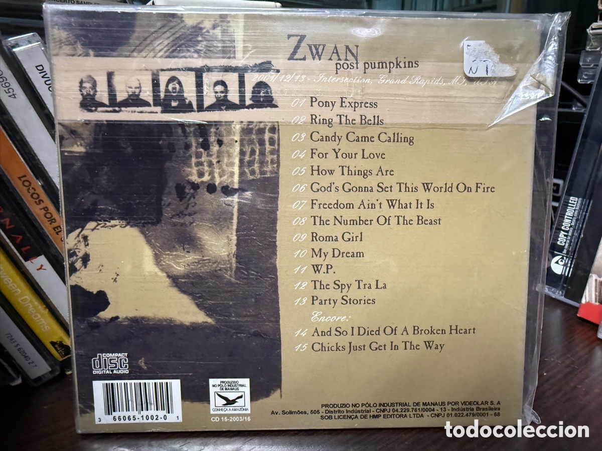 CDs de m&uacute;sica: Zwan - Post Pumpkins (CD) - Foto 2