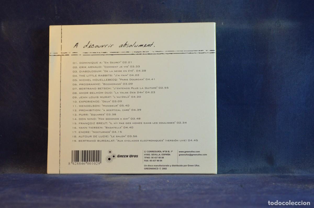 CDs de m&uacute;sica: VARIOUS &ndash; A D&Eacute;COUVRIR ABSOLUMENT - CD - Foto 2