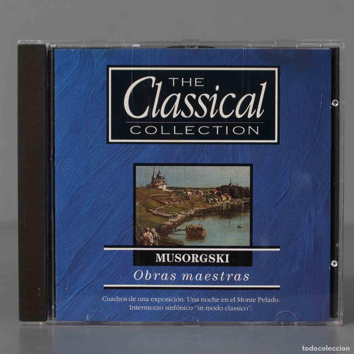 CDs de m&uacute;sica: CD. MUSORGSKI Obras maestras Cuadros de una exposici&oacute;n. Una noche en el Monte Pelado. Intermezzo sin