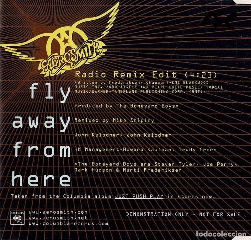 CDs de m&uacute;sica: Aerosmith - Fly Away from Here. CD Single Promo - Foto 2