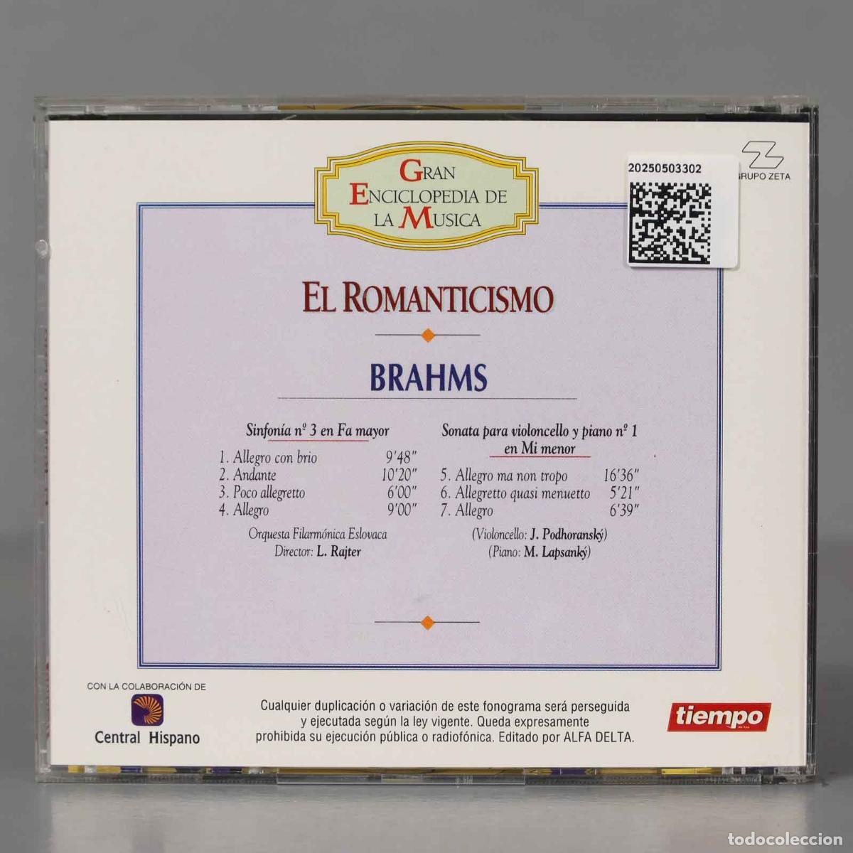 CDs de m&uacute;sica: CD. EL ROMANTICISMO 13 BRAHMS - Foto 2