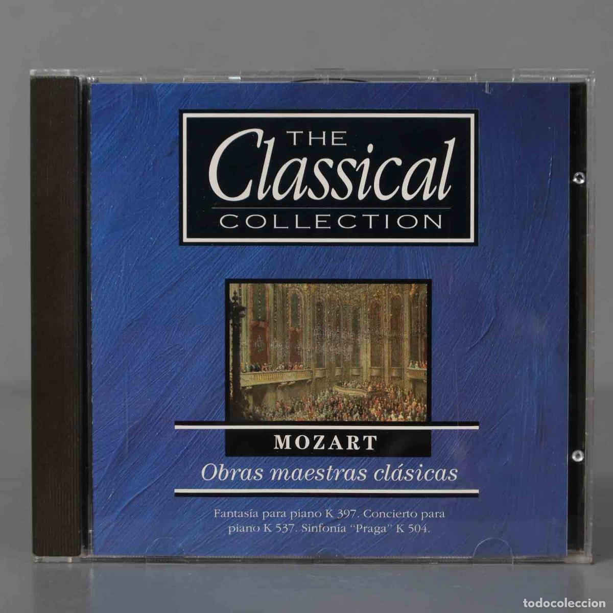 CDs de M&uacute;sica: CD. MOZART Obras maestras cl&aacute;sicas Fantas&iacute;a para piano K 397. Concierto para piano K 537. Sinfon&iacute;a &acute;