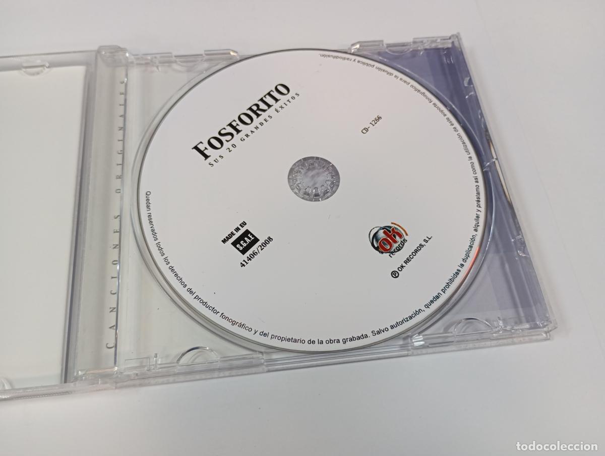 CDs de m&uacute;sica: FOSFORITO. SUS 20 GRANDES &Eacute;XITOS. CD. TDKCD131 - Foto 2