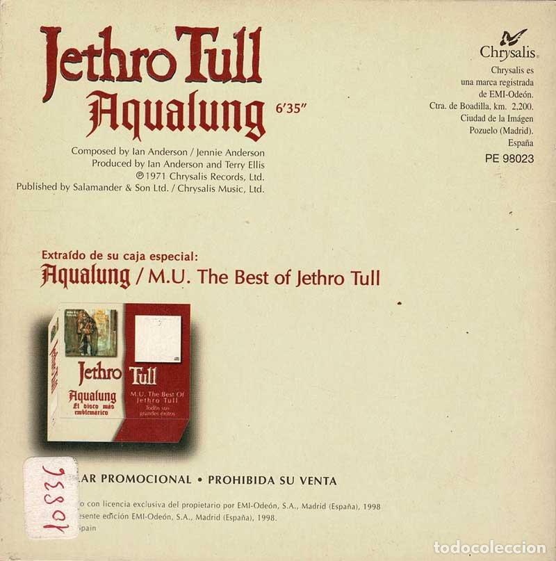 CDs de m&uacute;sica: Jethro Tull - Aqualung. CD Single Promo - Foto 2