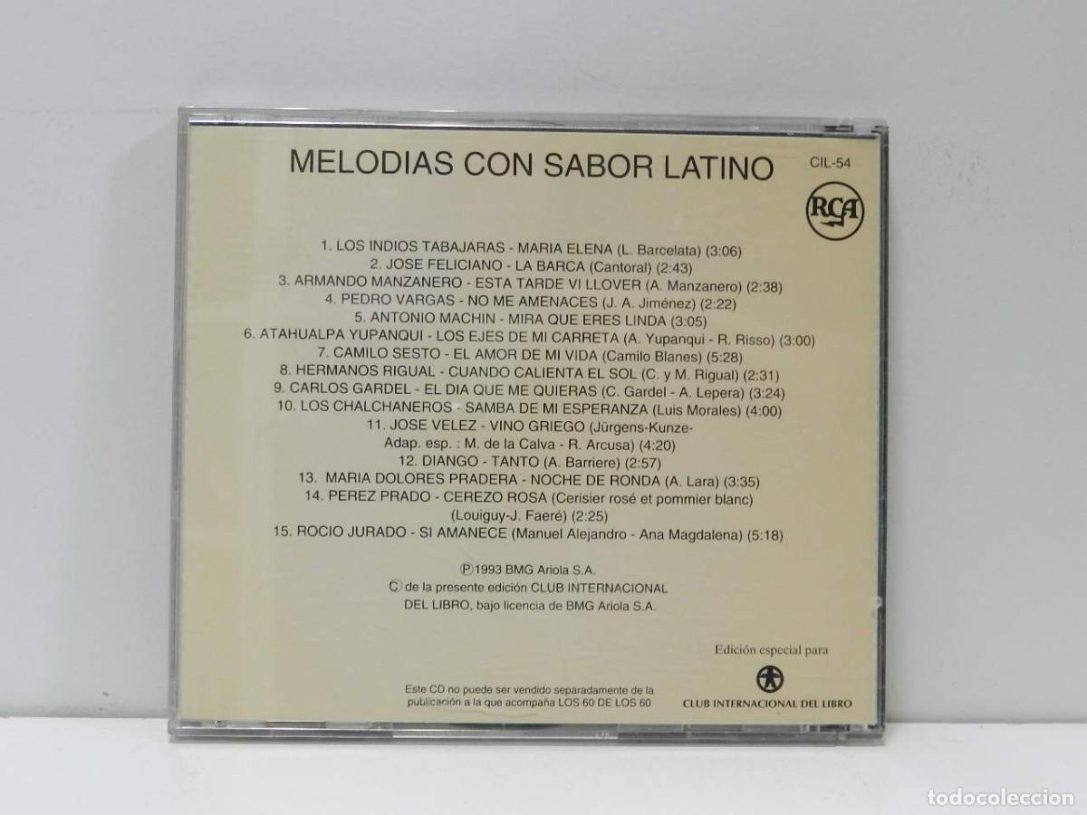 CDs de m&uacute;sica: DISCO CD. Melodias Con Sabor Latino. COMPACT DISC. - Foto 2