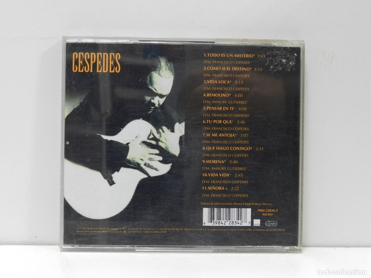 CDs de m&uacute;sica: DISCO CD. Francisco C&eacute;spedes &ndash; Vida Loca. COMPACT DISC. - Foto 2