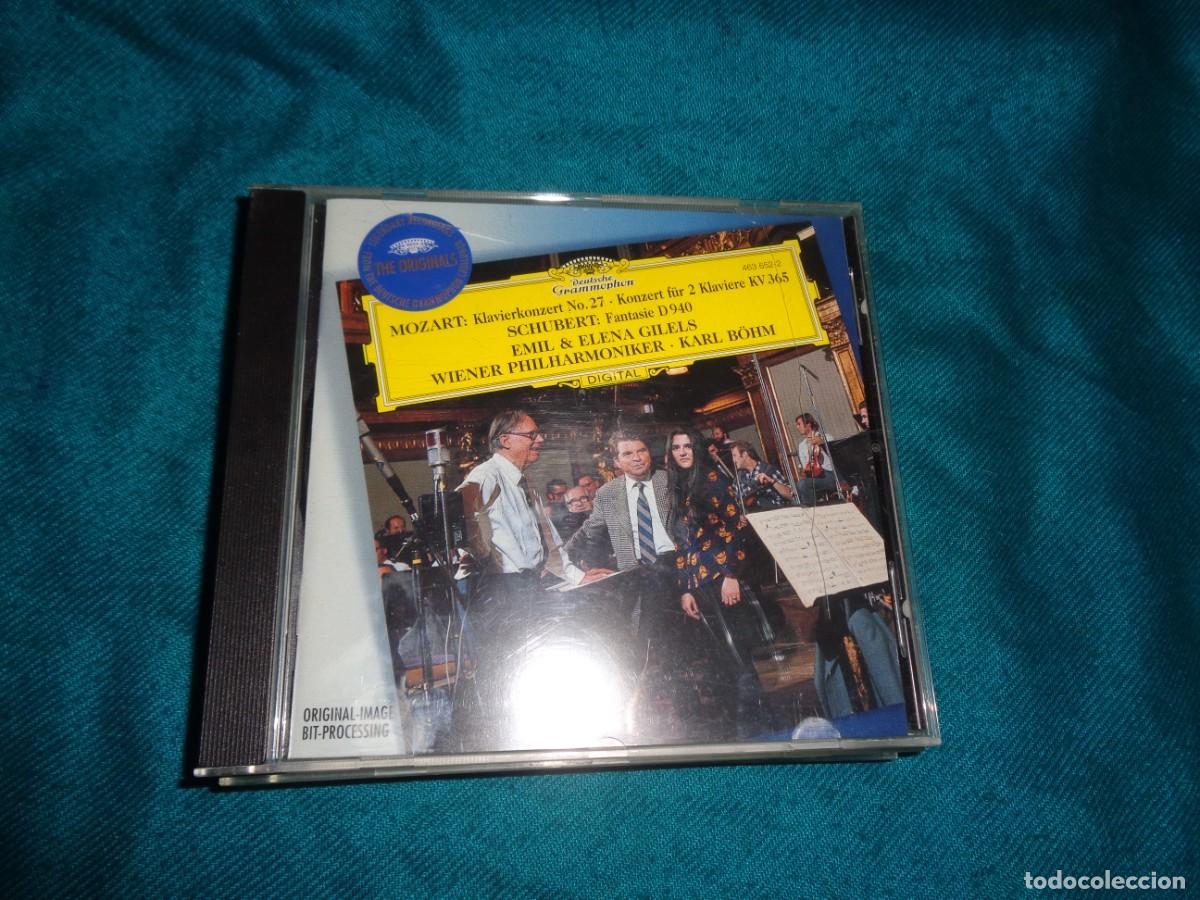 CDs de m&uacute;sica: MOZART / SCHUBERT. EMIL & ELENA GILELS. CD. IMPECABLE(#) - Foto 1