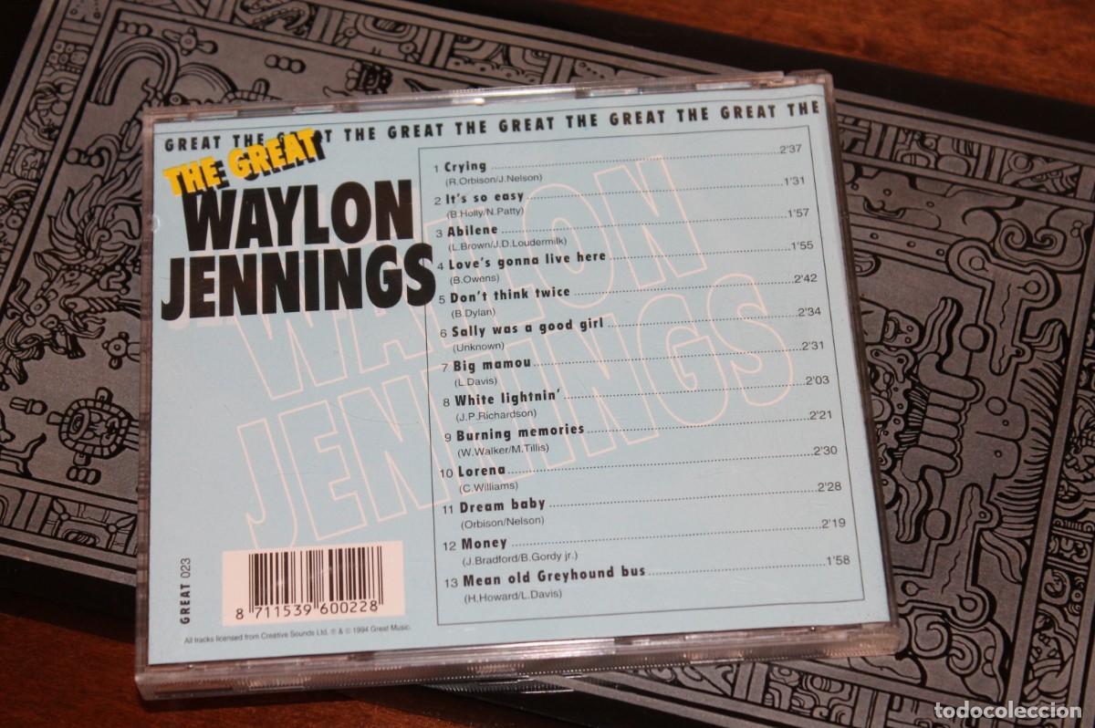CDs de m&uacute;sica: THE GREAT WAYLON JENNINGS - Foto 2