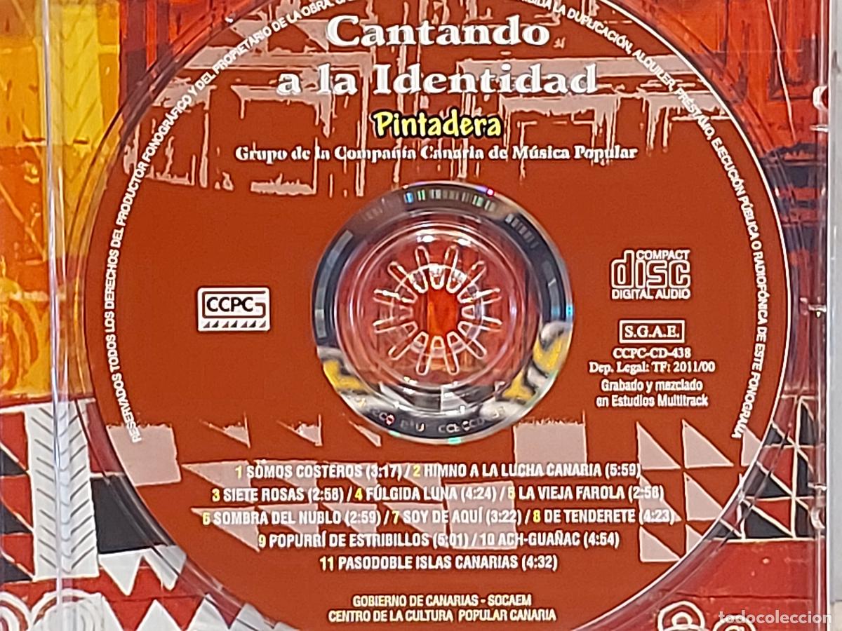 CDs de m&uacute;sica: PINTADERA / CANTANDO A LA IDENTIDAD / CD-CCPC / 11 TEMAS / DE LUJO. - Foto 2