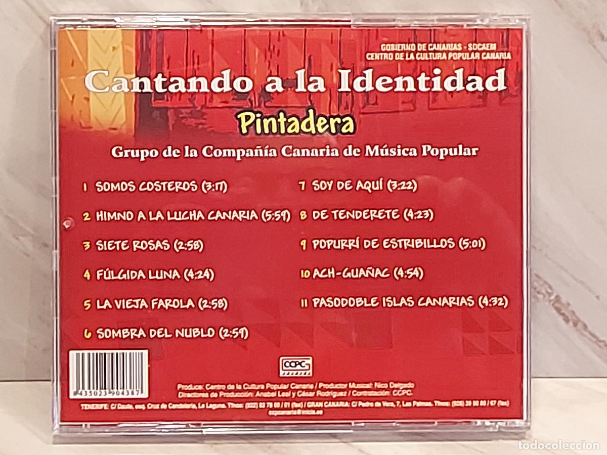 CDs de m&uacute;sica: PINTADERA / CANTANDO A LA IDENTIDAD / CD-CCPC / 11 TEMAS / DE LUJO. - Foto 3