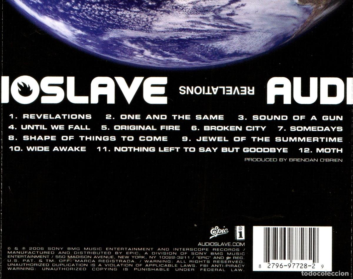 CDs de m&uacute;sica: �H1436 - AUDIOSLAVE. REVELATIONS. CD. - Foto 2