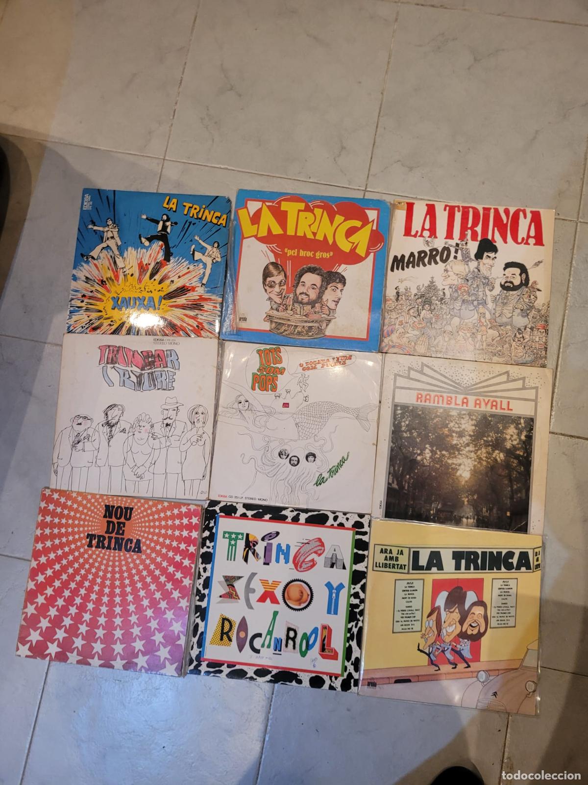CDs de m&uacute;sica: COLECCI&Oacute;N DE 9 LP VINILO LA TRINCA - Foto 1