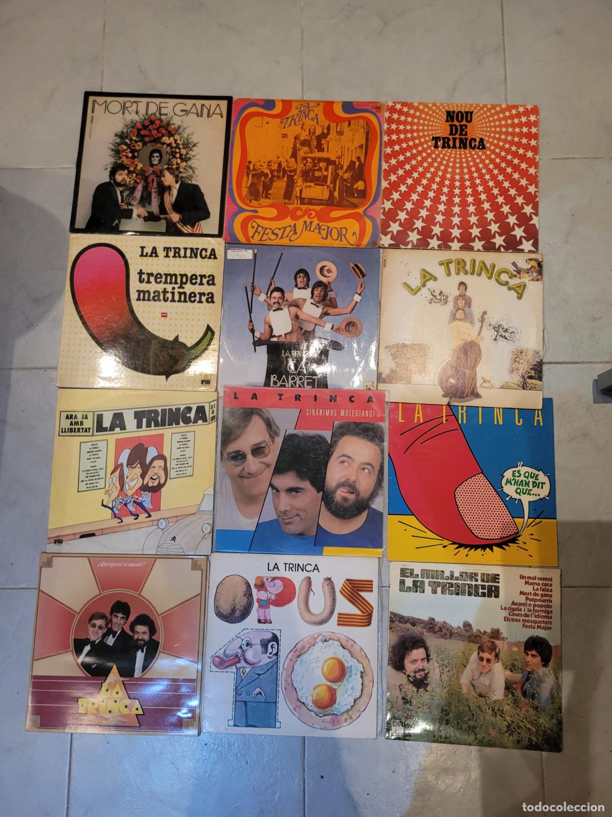 CDs de m&uacute;sica: COLECCI&Oacute;N DE 12 LP VINILO LA TRINCA - Foto 1