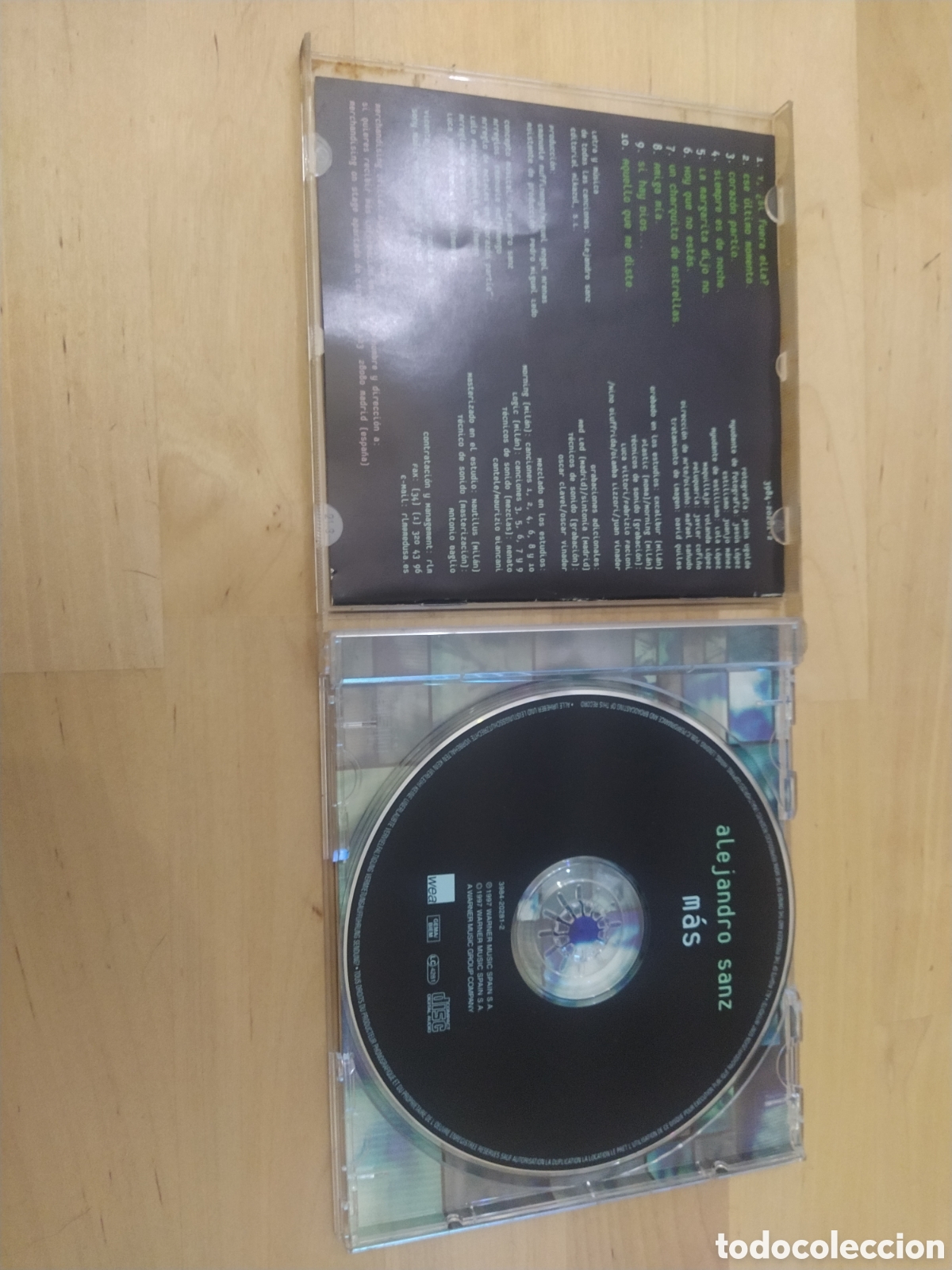 CDs de m&uacute;sica: ALEJANDRO SANZ - M&Aacute;S - CD 1997 - Foto 2
