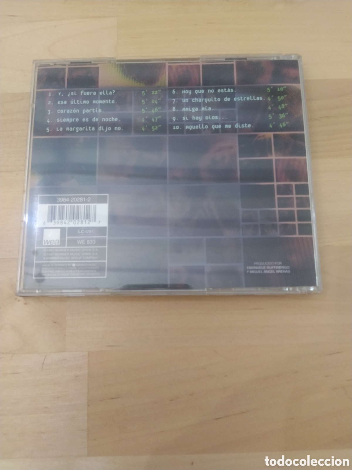 CDs de m&uacute;sica: ALEJANDRO SANZ - M&Aacute;S - CD 1997 - Foto 3