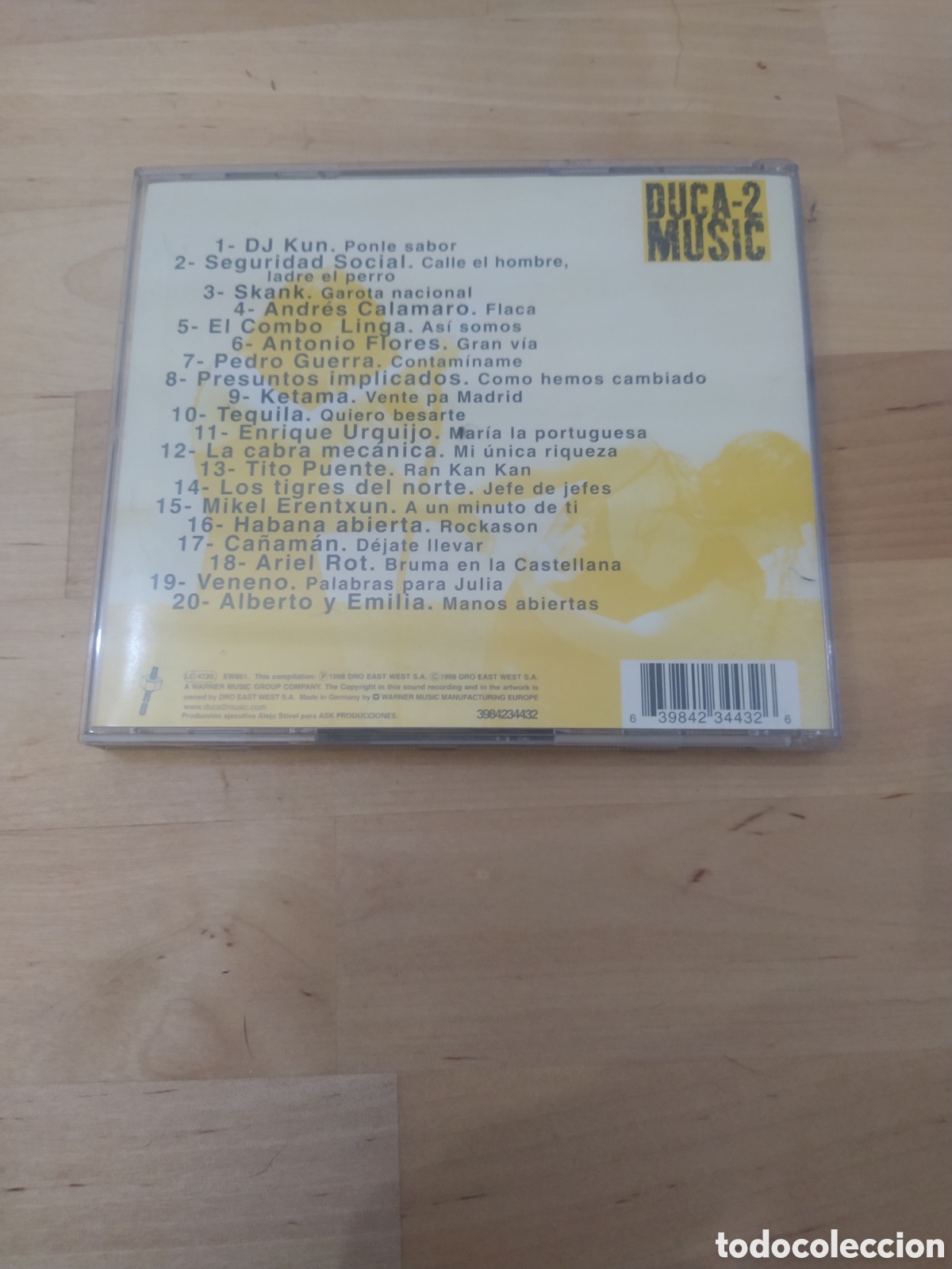 CDs de m&uacute;sica: CARACTER LATINO 2 - CD VARIOS - Foto 3