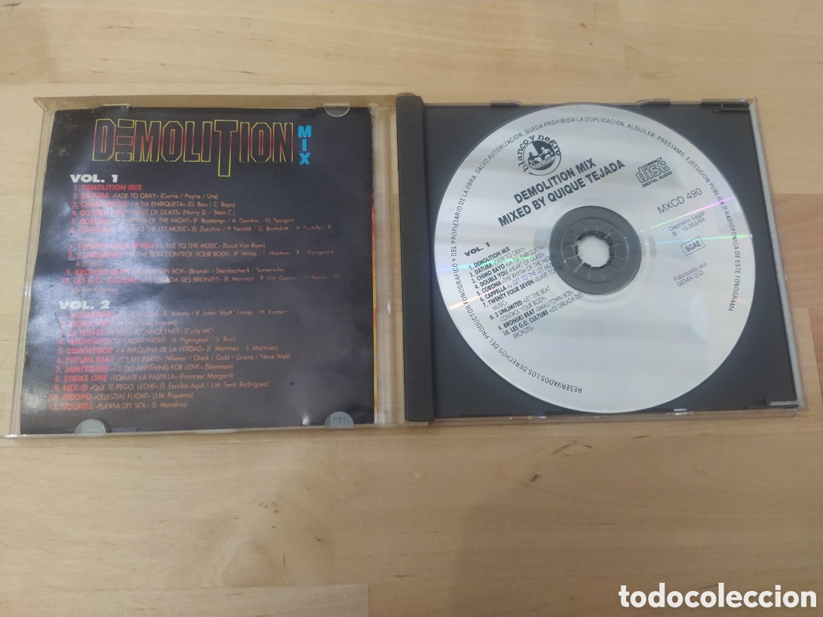 CDs de m&uacute;sica: DEMOLITION MIX - 2 CD - BY QUIQUE TEJADA - Foto 2