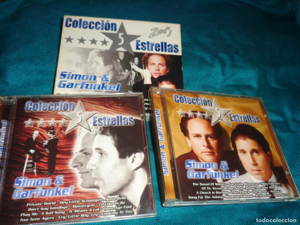 CDs de m&uacute;sica: SIMON & GARFUNKEL. COLECCION 5 ESRELLAS. 2 CD&acute;S. IMPECABLE - Foto 1