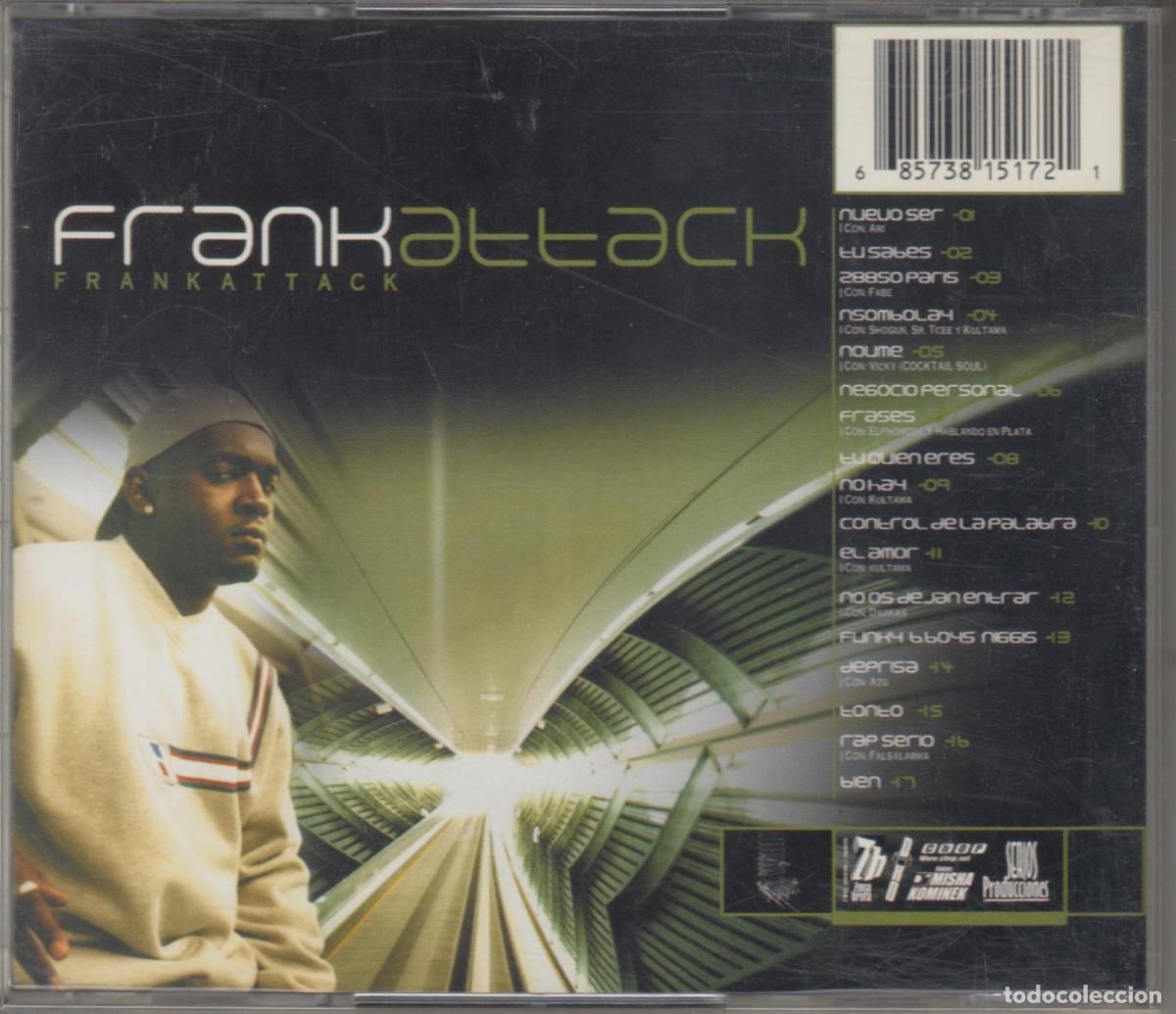 CDs de m&uacute;sica: Frank T cd Frankattack 1999 Zona bruta - Foto 2